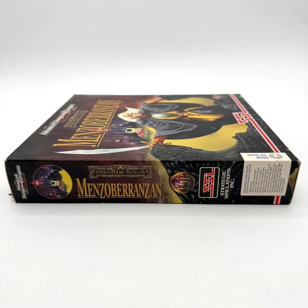 Menzoberranzan AD&D PC Big Box Game CIB 1994 SSI D&D Forgotten Realms‎ CD-ROM